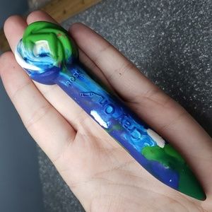 Handmade Crayon Rose Earth Flower